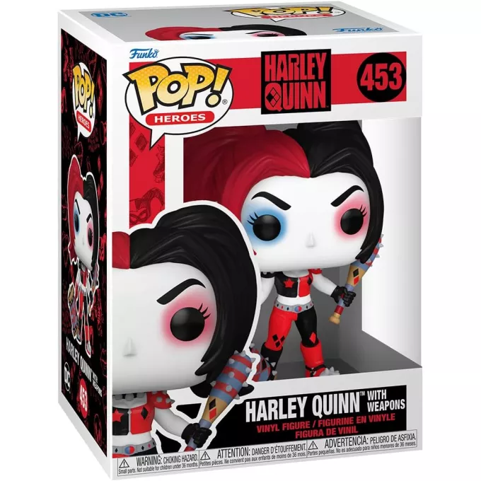 Фігурка Гарлі Квінн - Funko POP Heroes DC #453: Harley Quinn with Weapons
