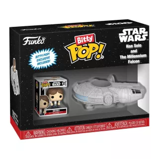 Хан Соло й Тисячолітній сокіл - Bitty Pop! Rides: Han Solo and The Millennium Falcon