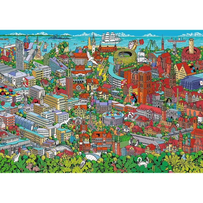 Пазл Місто (1000)