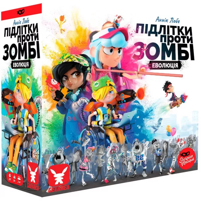 Настільна гра Підлітки проти зомбі (Zombie Teenz Evolution)