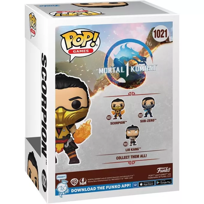 Фігурка Скорпіон - Funko POP Games #1021: Mortal Kombat 1 - Scorpion