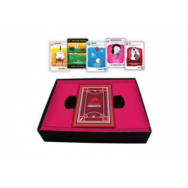 Настільна гра Вибухові кошенята: Видання для дорослих 18+ (Exploding Kittens: NSFW)