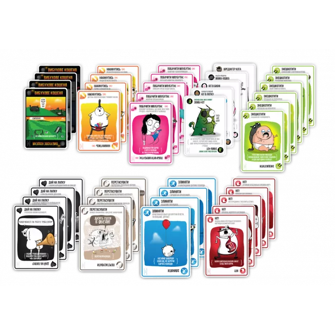 Настільна гра Вибухові кошенята: Видання для дорослих 18+ (Exploding Kittens: NSFW)