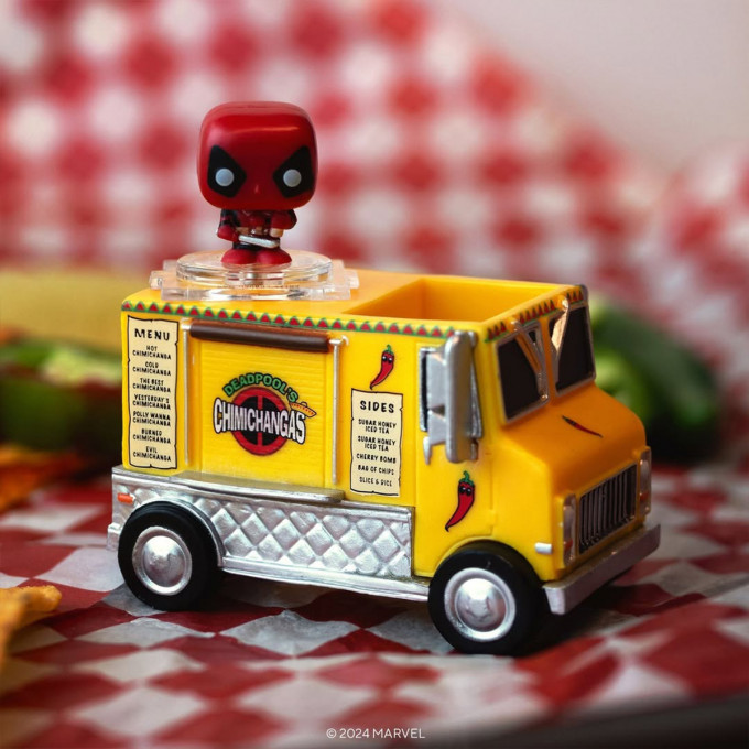 Дедпул і вантажівка Чімічанги - Bitty Pop! Rides: Deadpool's Chimichanga Truck