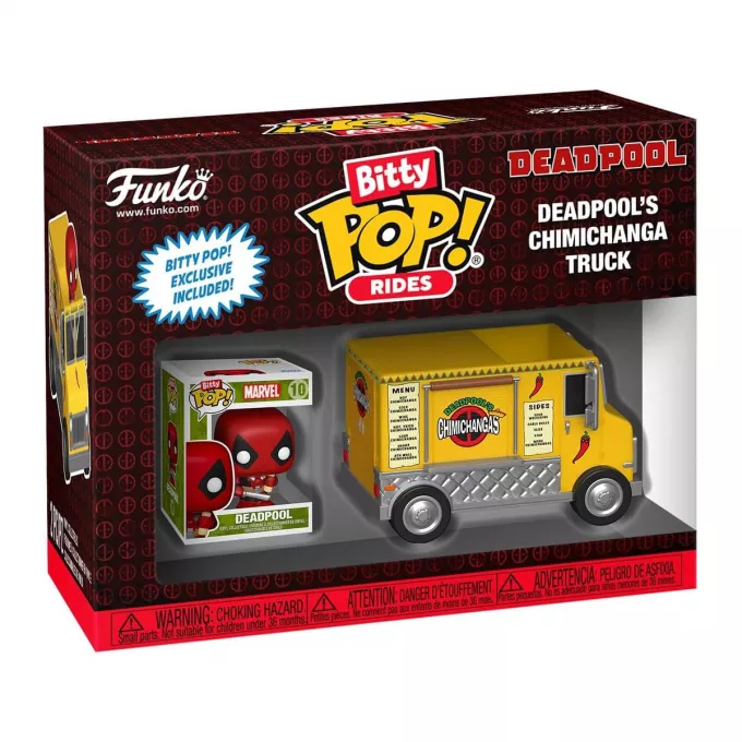 Дедпул і вантажівка Чімічанги - Bitty Pop! Rides: Deadpool's Chimichanga Truck
