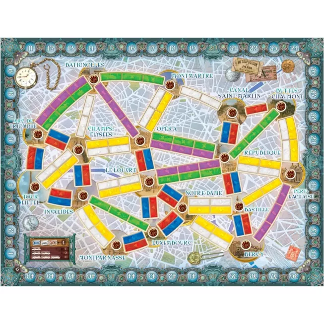 Настільна гра Квиток на потяг: Париж (Ticket To Ride: Paris)