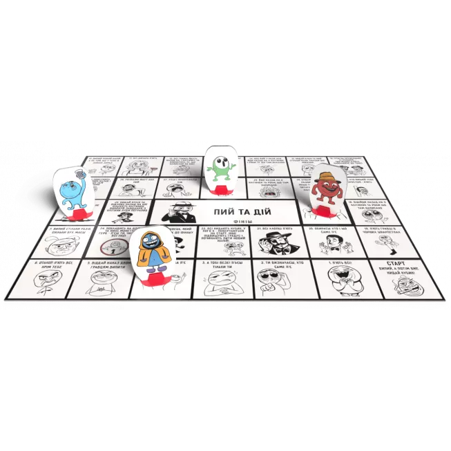 Настільна гра Пий та Дій