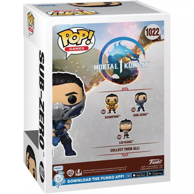 Фігурка Саб-Зіро - Funko POP Games #1022: Mortal Kombat 1 - Sub Zero