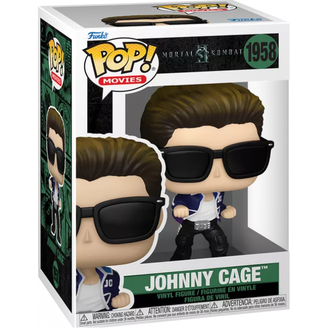 Фігурка Джонні Кейдж - Funko POP Movies #1958: Mortal Kombat 2 - Johnny Cage