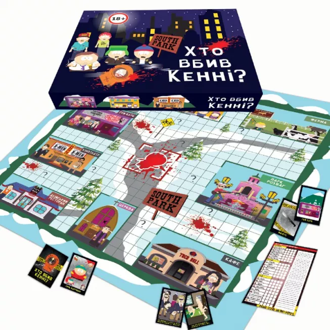 Настільна гра Хто вбив Кенні?