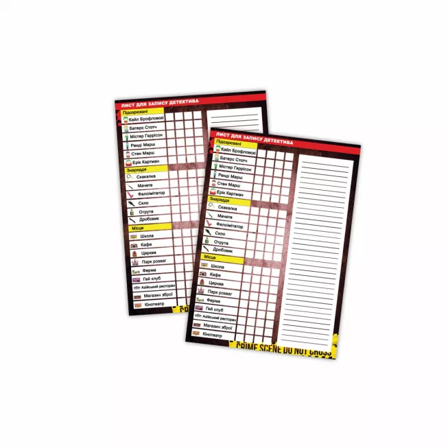 Настільна гра Хто вбив Кенні?