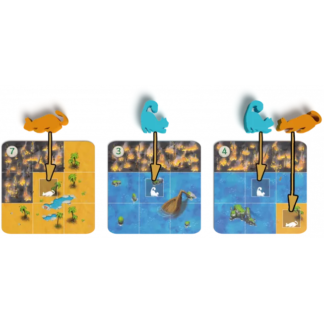 Настільна гра Рятуй котів (Race to the Raft)