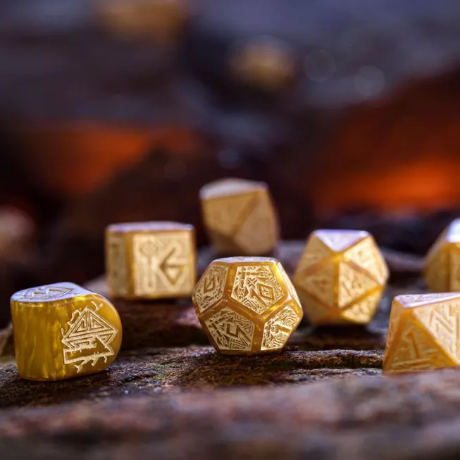 Набір кубиків Dwarven Gold Modern Dice Set (7)