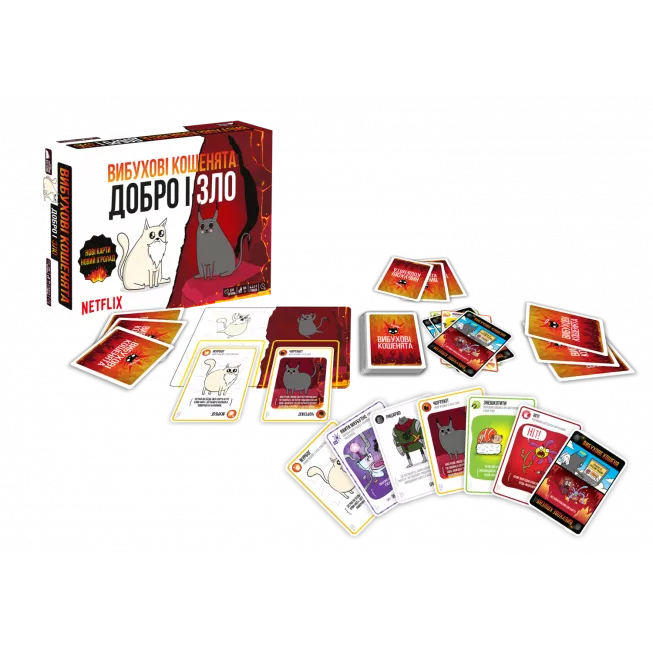 Настільна гра Вибухові кошенята: Добро і Зло (Exploding Kittens: Good Vs Evil): купити за кращою ціною в Україні