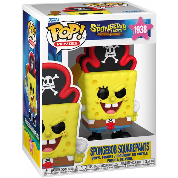 Фігурка Пірат Губка Боб - Funko POP Movies #1938: SpongeBob Pirate
