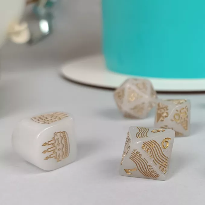Набір кубиків 20 years: Happy Birthday Dice Set (8)