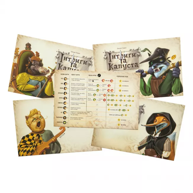Настільна гра Інтриги та капуста