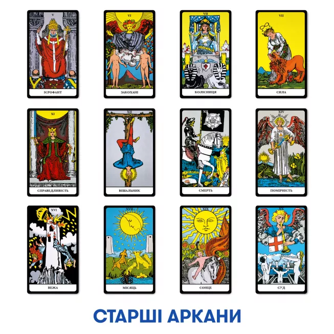 Карти ТАРО Класична колода Райдера-Уейта