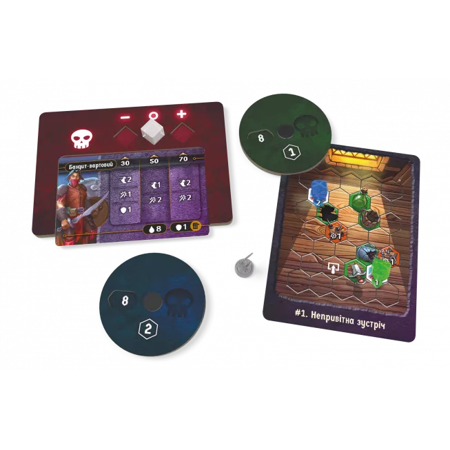 Настільна гра Темна гавань. Ґудзики та комахи (Gloomhaven: Buttons & Bugs)