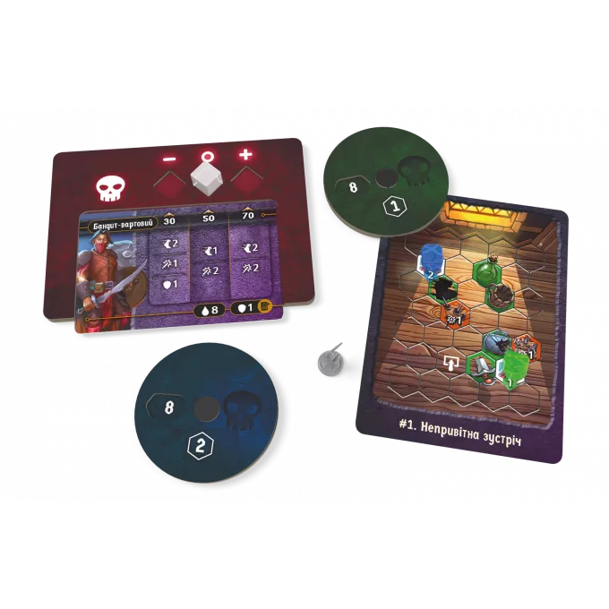 Настільна гра Темна гавань. Ґудзики та комахи (Gloomhaven: Buttons & Bugs)