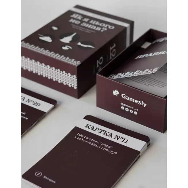 Настільна гра Як я цього не знав? Military Edition