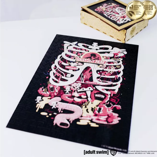 Дерев'яний пазл-лабіринт Rick & Morty Anatomy Park XL