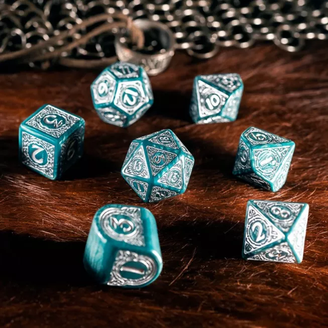 Набір кубиків Viking Modern Dice Set Mjolnir (7)