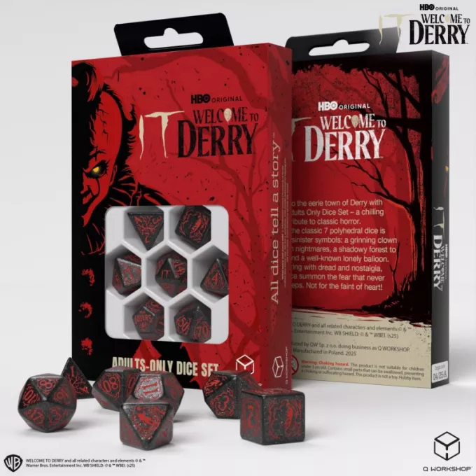 Набір кубиків It. Welcome to Derry. Adults-only dice set