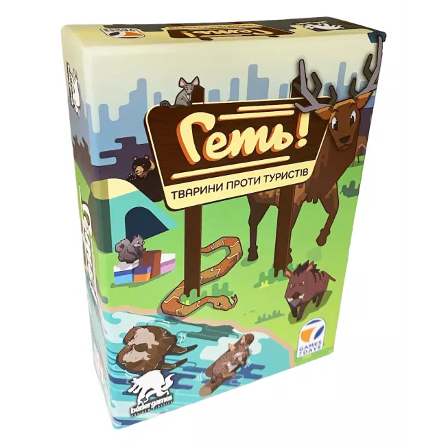 Настільна гра Геть! Тварини проти туристів (Scram!)