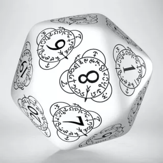 Кубик D20 Level Counter White & black Die (1) Кубик D20 Level Counter White & black Die (1)