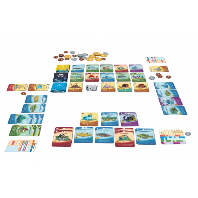 Настільна гра Наші міста: Мачі Коро 2 (Machi Koro 2)