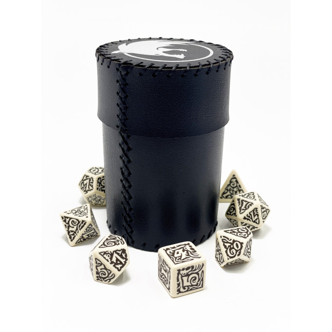 Стакан для кубиків Вовк чорний Dice Cup