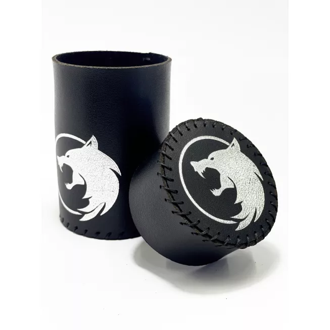 Стакан для кубиків Вовк чорний Dice Cup