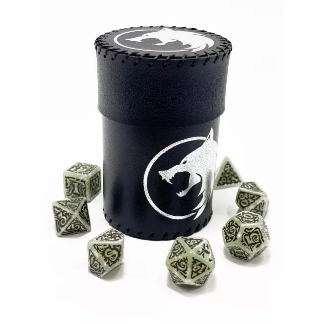 Стакан для кубиків Вовк чорний Dice Cup