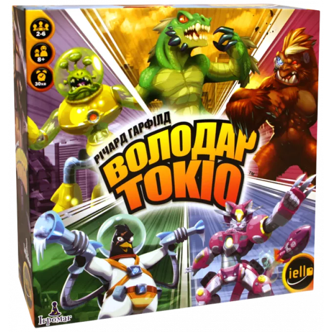 Настільна гра Володар Токіо (King of Tokyo)