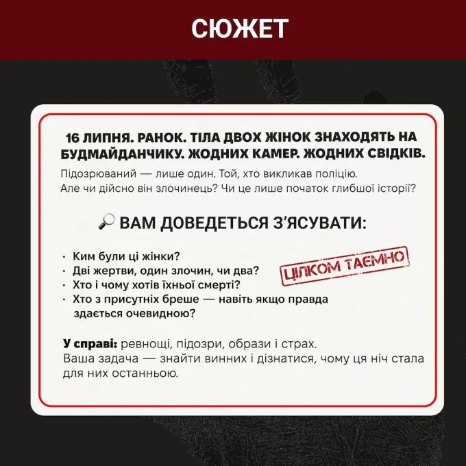Настільна гра Нерозкриті справи #3
