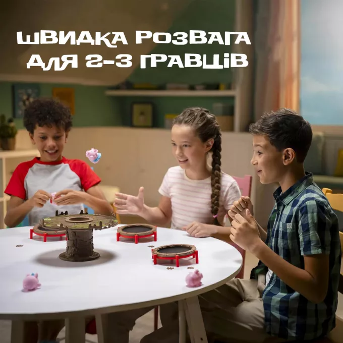 Настільна гра Хрюшки – попригушки (Pigs on Trampolines)