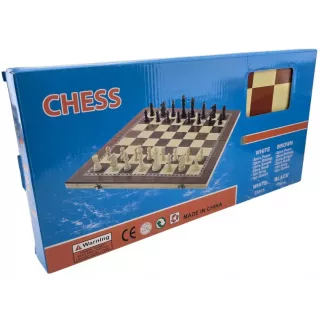 Нарди з шахами і шашками дерев'яні (39х39х2 см)