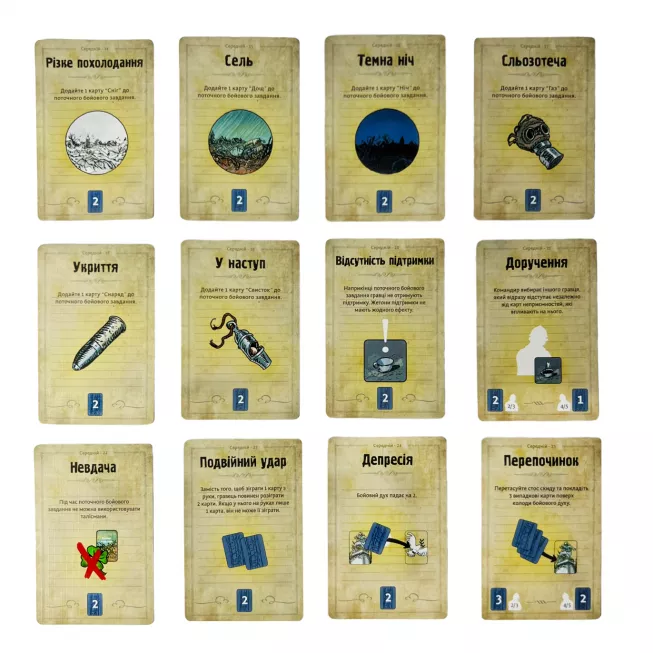 Настільна гра Побратими: Знову в бій! (The Grizzled: At Your Orders!): купити за кращою ціною в Україні