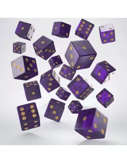 Набір кубиків Full Pack of D6s: Shimmering Purple&Gold