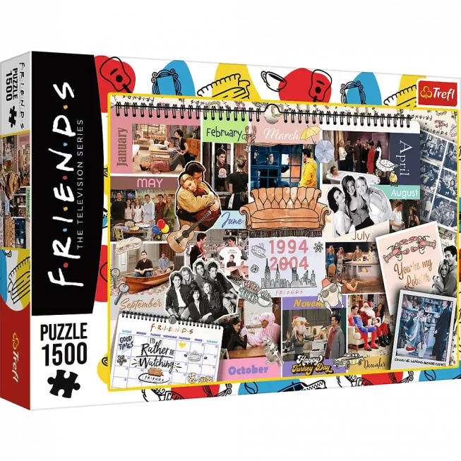 Пазл Друзі: Сторінка з календаря (1500)