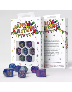 Набір кубиків Happy Birthday Dice Set: Streamers