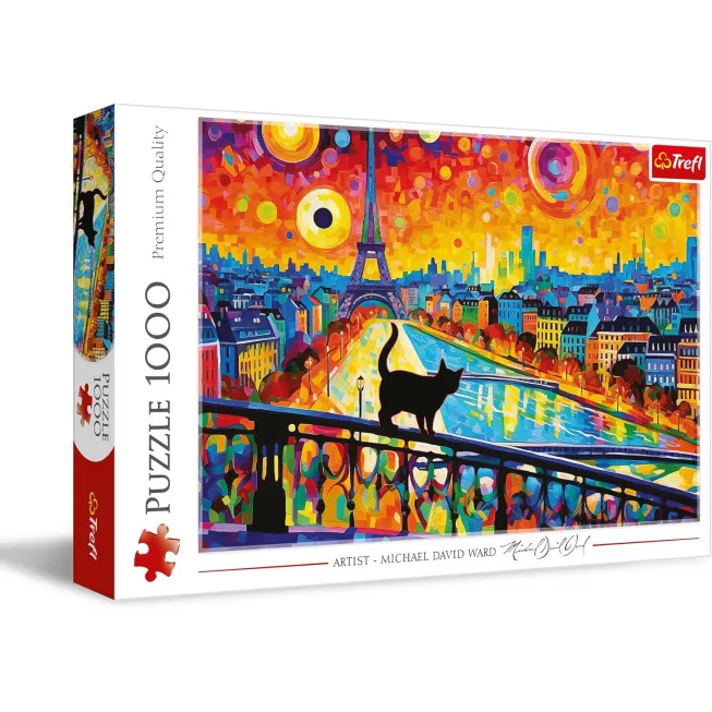 Пазл Кішка в Парижі (1000)