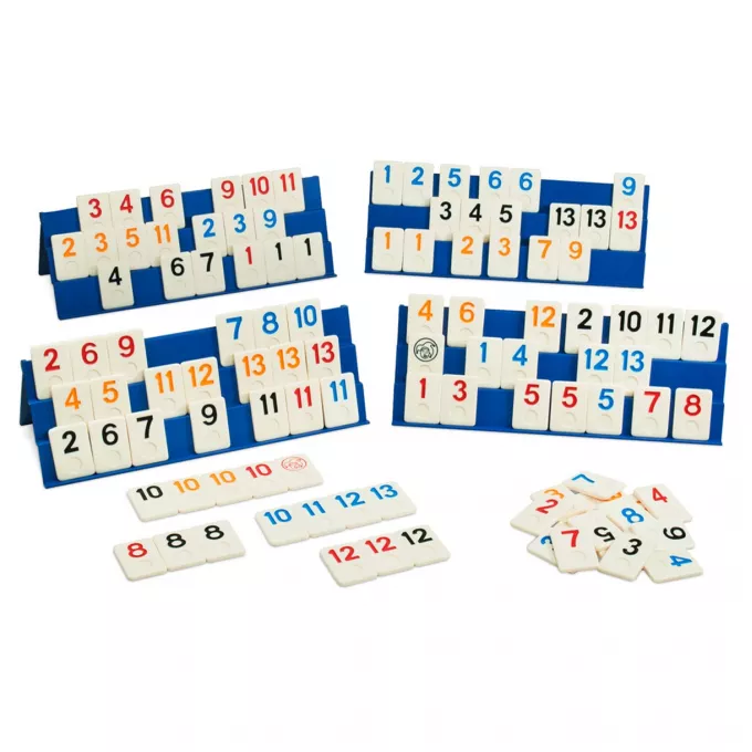 Настільна гра Rummy Classic в дорожній сумочці. Великі фішки (Руммі Класик)
