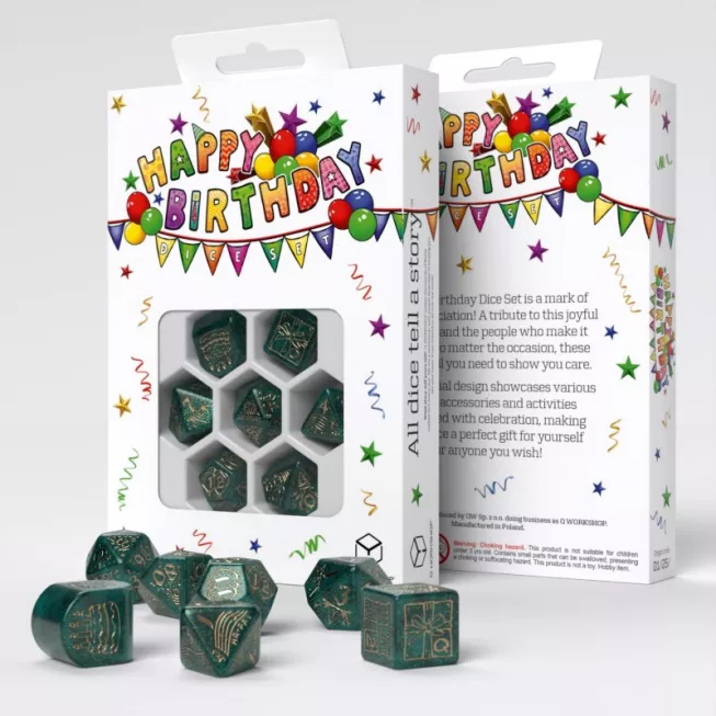 Набір кубиків Happy Birthday Dice Set: Balloons