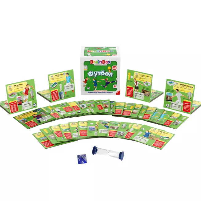 Настільна гра BrainBox Футбол - Пізнавальна гра