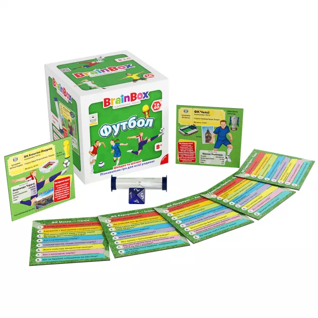 Настільна гра BrainBox Футбол - Пізнавальна гра