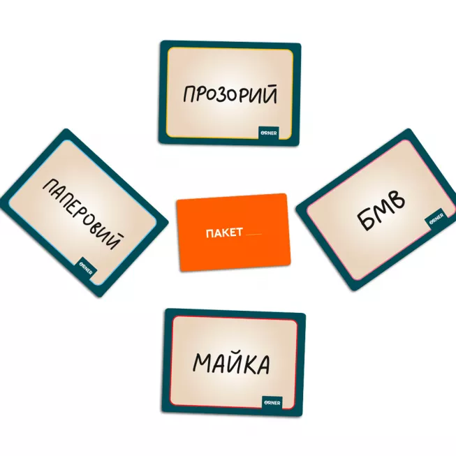 Настільна гра Вгадай, про що я думаю