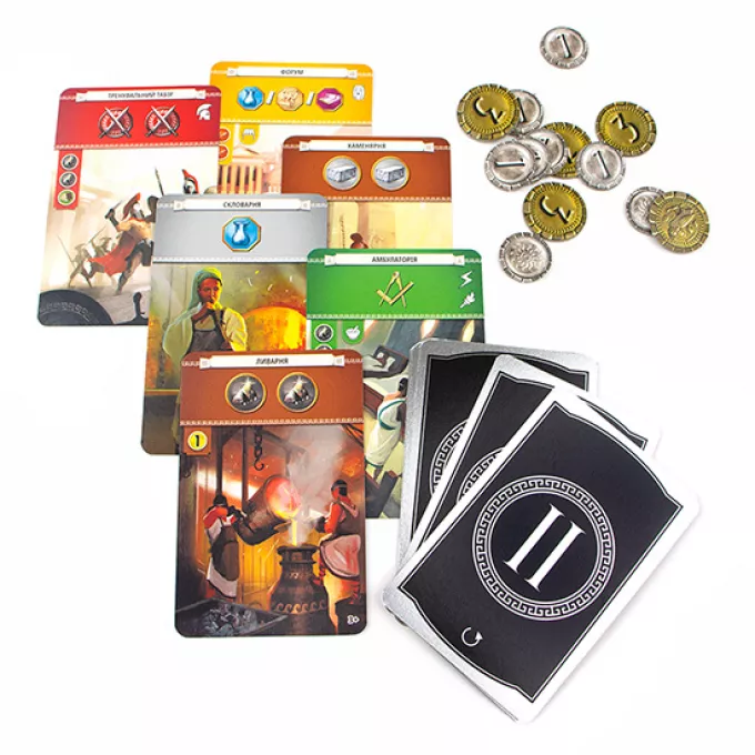 Настільна гра 7 Чудес (7 Wonders) 2-ге видання