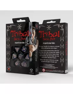 Набір кубиків Tribal Dice Set: Blue-green & Beige